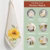 imageMaison dHermine Kitchen Towels 100 Cotton 2750quot x 20quot Cloth Dish Towels for Kitchen Absorbent for Home Dining Parties  Easter Decorations SpringSummer Luxury Loft  Peach Set of 306  Candice