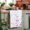 imageMaison dHermine Kitchen Towels 100 Cotton 2750quot x 20quot Cloth Dish Towels for Kitchen Absorbent for Home Dining Parties  Easter Decorations SpringSummer Luxury Loft  Peach Set of 309  Summer Floral