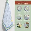 imageMaison dHermine Kitchen Towels 100 Cotton 2750quot x 20quot Cloth Dish Towels for Kitchen Absorbent for Home Dining Parties  Easter Decorations SpringSummer Luxury Loft  Peach Set of 304  Citrus