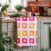 imageMaison dHermine Kitchen Towels 100 Cotton 2750quot x 20quot Cloth Dish Towels for Kitchen Absorbent for Home Dining Parties  Easter Decorations SpringSummer Luxury Loft  Peach Set of 324  Summer Maze