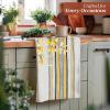 imageMaison dHermine Kitchen Towels 100 Cotton 2750quot x 20quot Cloth Dish Towels for Kitchen Absorbent for Home Dining Parties  Easter Decorations SpringSummer Luxury Loft  Peach Set of 306  Candice