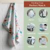 imageMaison dHermine Kitchen Towels 100 Cotton 2750quot x 20quot Cloth Dish Towels for Kitchen Absorbent for Home Dining Parties  Easter Decorations SpringSummer Luxury Loft  Peach Set of 318  Summer Picnic
