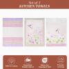 imageMaison dHermine Kitchen Towels 100 Cotton 2750quot x 20quot Cloth Dish Towels for Kitchen Absorbent for Home Dining Parties  Easter Decorations SpringSummer Luxury Loft  Peach Set of 316  Magnolia Mornings