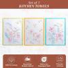 imageMaison dHermine Kitchen Towels 100 Cotton 2750quot x 20quot Cloth Dish Towels for Kitchen Absorbent for Home Dining Parties  Easter Decorations SpringSummer Luxury Loft  Peach Set of 323  Paradise Island