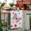 imageMaison dHermine Kitchen Towels 100 Cotton 2750quot x 20quot Cloth Dish Towels for Kitchen Absorbent for Home Dining Parties  Easter Decorations SpringSummer Luxury Loft  Peach Set of 314  Happy Florals  Sweety