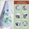 imageMaison dHermine Kitchen Towels 100 Cotton 2750quot x 20quot Cloth Dish Towels for Kitchen Absorbent for Home Dining Parties  Easter Decorations SpringSummer Luxury Loft  Peach Set of 301  Passiflora