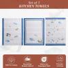 imageMaison dHermine Kitchen Towels 100 Cotton 2750quot x 20quot Cloth Dish Towels for Kitchen Absorbent for Home Dining Parties  Easter Decorations SpringSummer Luxury Loft  Peach Set of 313  Poisson