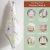 imageMaison dHermine Kitchen Towels 100 Cotton 2750quot x 20quot Cloth Dish Towels for Kitchen Absorbent for Home Dining Parties  Easter Decorations SpringSummer Luxury Loft  Peach Set of 321  Easter Zest