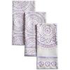 imageMaison dHermine Kitchen Towels 100 Cotton 2750quot x 20quot Cloth Dish Towels for Kitchen Absorbent for Home Dining Parties Easter Decorations SpringSummer Luxury Loft Peach Set of 325 Mandala