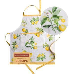 imageMaison dHermine 100 Cotton Apron for women with Pocket Kitchen Chef Apron for Men Easter decorations Cooking Baking Garden05  Limoncello