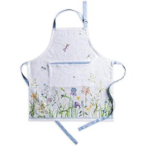 imageMaison dHermine 100 Cotton Apron for women with Pocket Kitchen Chef Apron for Men Easter decorations Cooking Baking Garden12  Fleurs De Mai