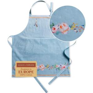imageMaison dHermine 100 Cotton Apron for women with Pocket Kitchen Chef Apron for Men Easter decorations Cooking Baking Garden20  Ibiza