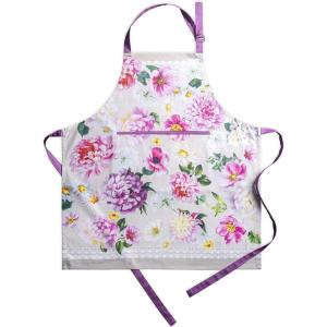imageMaison dHermine 100 Cotton Apron for women with Pocket Kitchen Chef Apron for Men Easter decorations Cooking Baking Garden24  Pivoine