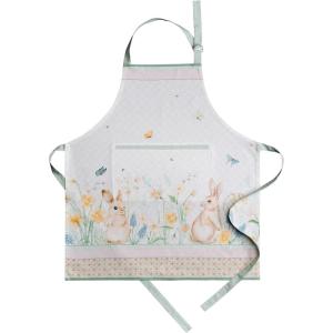imageMaison dHermine 100 Cotton Apron for women with Pocket Kitchen Chef Apron for Men Easter decorations Cooking Baking Garden26  Easter Dew