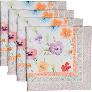 imageMaison dHermine Cloth Napkins 100 Cotton Everyday Set of 4 Dinner Napkins Cloth Washable Kitchen Party Wedding Restaurant Easter Decorations SpringSummer Easter Dew 20quot x 20quot28  Summer Whisper