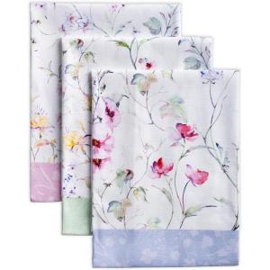 imageMaison dHermine Kitchen Towels 100 Cotton 2750quot x 20quot Cloth Dish Towels for Kitchen Absorbent for Home Dining Parties  Easter Decorations SpringSummer Luxury Loft  Peach Set of 309  Summer Floral