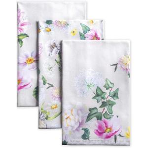 imageMaison dHermine Kitchen Towels 100 Cotton 2750quot x 20quot Cloth Dish Towels for Kitchen Absorbent for Home Dining Parties  Easter Decorations SpringSummer Luxury Loft  Peach Set of 315  Pivoine