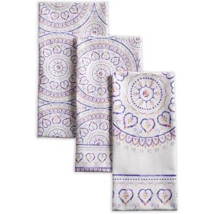 imageMaison dHermine Kitchen Towels 100 Cotton 2750quot x 20quot Cloth Dish Towels for Kitchen Absorbent for Home Dining Parties  Easter Decorations SpringSummer Luxury Loft  Peach Set of 325  Mandala