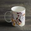 imageMaison d Hermine Coffee Mug with Handles Fine Bone China Pack of One Coffee Mug for Hot Beverages Cappuccino Home Restaurant Perfect for Men ampamp Women Happy Florals  Sweety Roses Are Red 12 Ounce6  Equinoxe  Grey Sparrows