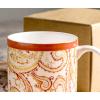 imageMaison d Hermine Coffee Mug with Handles Fine Bone China Pack of One Coffee Mug for Hot Beverages Cappuccino Home Restaurant Perfect for Men ampamp Women Happy Florals  Sweety Roses Are Red 12 Ounce3  Palatial Paisley  Paisley Autumn