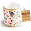 imageMaison d Hermine Coffee Mug with Handles Fine Bone China Pack of One Coffee Mug for Hot Beverages Cappuccino Home Restaurant Perfect for Men ampamp Women Happy Florals  Sweety Roses Are Red 12 Ounce7  Happy Florals  Sweety Summer Morning