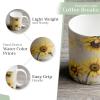 imageMaison d Hermine Coffee Mug with Handles Fine Bone China Pack of One Coffee Mug for Hot Beverages Cappuccino Home Restaurant Perfect for Men ampamp Women Happy Florals  Sweety Roses Are Red 12 Ounce10  Candice  Tournesol