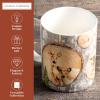 imageMaison d Hermine Coffee Mug with Handles Fine Bone China Pack of One Coffee Mug for Hot Beverages Cappuccino Home Restaurant Perfect for Men ampamp Women Happy Florals  Sweety Roses Are Red 12 Ounce1  Mountain Life  Winteralp