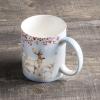 imageMaison d Hermine Coffee Mug with Handles Fine Bone China Pack of One Coffee Mug for Hot Beverages Cappuccino Home Restaurant Perfect for Men ampamp Women Happy Florals  Sweety Roses Are Red 12 Ounce5  Fairytale Forest  Snow Tag
