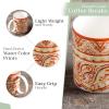 imageMaison d Hermine Coffee Mug with Handles Fine Bone China Pack of One Coffee Mug for Hot Beverages Cappuccino Home Restaurant Perfect for Men ampamp Women Happy Florals  Sweety Roses Are Red 12 Ounce3  Palatial Paisley  Paisley Autumn