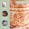 imageMaison d Hermine Coffee Mug with Handles Fine Bone China Pack of One Coffee Mug for Hot Beverages Cappuccino Home Restaurant Perfect for Men ampamp Women Happy Florals  Sweety Roses Are Red 12 Ounce3  Palatial Paisley  Indian Summer