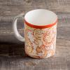 imageMaison d Hermine Coffee Mug with Handles Fine Bone China Pack of One Coffee Mug for Hot Beverages Cappuccino Home Restaurant Perfect for Men ampamp Women Happy Florals  Sweety Roses Are Red 12 Ounce3  Palatial Paisley  Paisley Autumn
