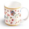 imageMaison d Hermine Coffee Mug with Handles Fine Bone China Pack of One Coffee Mug for Hot Beverages Cappuccino Home Restaurant Perfect for Men ampamp Women Happy Florals  Sweety Roses Are Red 12 Ounce7  Happy Florals  Sweety Summer Morning