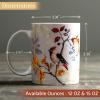 imageMaison d Hermine Coffee Mug with Handles Fine Bone China Pack of One Coffee Mug for Hot Beverages Cappuccino Home Restaurant Perfect for Men ampamp Women Happy Florals  Sweety Roses Are Red 12 Ounce6  Equinoxe  Grey Sparrows