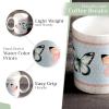 imageMaison d Hermine Coffee Mug with Handles Fine Bone China Pack of One Coffee Mug for Hot Beverages Cappuccino Home Restaurant Perfect for Men ampamp Women Happy Florals  Sweety Roses Are Red 12 Ounce2  Blossoms In Spring  Butterfly