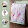 imageMaison d Hermine Throw Blanket Lightweight and Breathable Cotton Easter Throw Blanket for Couch Bed Sofa Girls Boys Women Men Gifts Travel Living Room Bedding 60quotx80quot Osaka36  Summer Floral