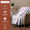 imageMaison d Hermine Throw Blanket Lightweight and Breathable Cotton Easter Throw Blanket for Couch Bed Sofa Girls Boys Women Men Gifts Travel Living Room Bedding 60quotx80quot Osaka36  Summer Floral