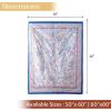 imageMaison d Hermine Throw Blanket Lightweight and Breathable Cotton Easter Throw Blanket for Couch Bed Sofa Girls Boys Women Men Gifts Travel Living Room Bedding 60quotx80quot Osaka13  Indian Floral