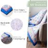 imageMaison d Hermine Throw Blanket Lightweight and Breathable Cotton Easter Throw Blanket for Couch Bed Sofa Girls Boys Women Men Gifts Travel Living Room Bedding 60quotx80quot Osaka13  Indian Floral