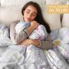 imageMaison d Hermine Throw Blanket Lightweight and Breathable Cotton Easter Throw Blanket for Couch Bed Sofa Girls Boys Women Men Gifts Travel Living Room Bedding 60quotx80quot Osaka36  Summer Floral