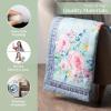 imageMaison d Hermine Throw Blanket Lightweight and Breathable Cotton Easter Throw Blanket for Couch Bed Sofa Girls Boys Women Men Gifts Travel Living Room Bedding 60quotx80quot Osaka12  Sweet Rose Lavender