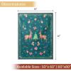 imageMaison d Hermine Throw Blanket Lightweight and Breathable Cotton Easter Throw Blanket for Couch Bed Sofa Girls Boys Women Men Gifts Travel Living Room Bedding 60quotx80quot Osaka30  Hygge Christmas