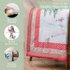imageMaison d Hermine Throw Blanket Lightweight and Breathable Cotton Easter Throw Blanket for Couch Bed Sofa Girls Boys Women Men Gifts Travel Living Room Bedding 60quotx80quot Osaka18  Rural Christmas