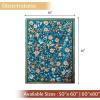 imageMaison d Hermine Throw Blanket Lightweight and Breathable Cotton Easter Throw Blanket for Couch Bed Sofa Girls Boys Women Men Gifts Travel Living Room Bedding 60quotx80quot Osaka22  Luxury Loft  Dark Teal