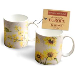 imageMaison d Hermine Coffee Mug with Handles Fine Bone China Pack of One Coffee Mug for Hot Beverages Cappuccino Home Restaurant Perfect for Men ampamp Women Happy Florals  Sweety Roses Are Red 12 Ounce10  Candice