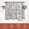 imageMaison d Hermine Cedrat 100 Cotton Set of 3 Kitchen Rod Pocket Window Curtain for Cafe  Kitchen  Bedroom  Home 2 Tiers 28quotX36quot and 1 Valance 56quotX18quot12  the Miller  Paloma Gray