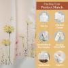 imageMaison d Hermine Cedrat 100 Cotton Set of 3 Kitchen Rod Pocket Window Curtain for Cafe  Kitchen  Bedroom  Home 2 Tiers 28quotX36quot and 1 Valance 56quotX18quot02  Botanical Fresh