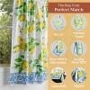 imageMaison d Hermine Cedrat 100 Cotton Set of 3 Kitchen Rod Pocket Window Curtain for Cafe  Kitchen  Bedroom  Home 2 Tiers 28quotX36quot and 1 Valance 56quotX18quot40  Cedrat