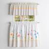 imageMaison d Hermine Cedrat 100 Cotton Set of 3 Kitchen Rod Pocket Window Curtain for Cafe  Kitchen  Bedroom  Home 2 Tiers 28quotX36quot and 1 Valance 56quotX18quot39  Summer Whisper