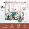 imageMaison d Hermine Cedrat 100 Cotton Set of 3 Kitchen Rod Pocket Window Curtain for Cafe  Kitchen  Bedroom  Home 2 Tiers 28quotX36quot and 1 Valance 56quotX18quot07  Tropiques