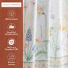 imageMaison d Hermine Cedrat 100 Cotton Set of 3 Kitchen Rod Pocket Window Curtain for Cafe  Kitchen  Bedroom  Home 2 Tiers 28quotX36quot and 1 Valance 56quotX18quot38  Easter Dew